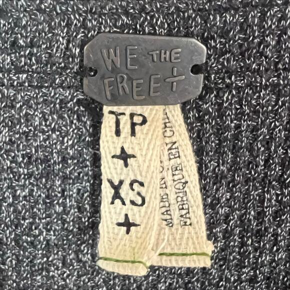 Free People Blossom Thermal Top in Charcoal Gray Size XS - Picture 7 of 8